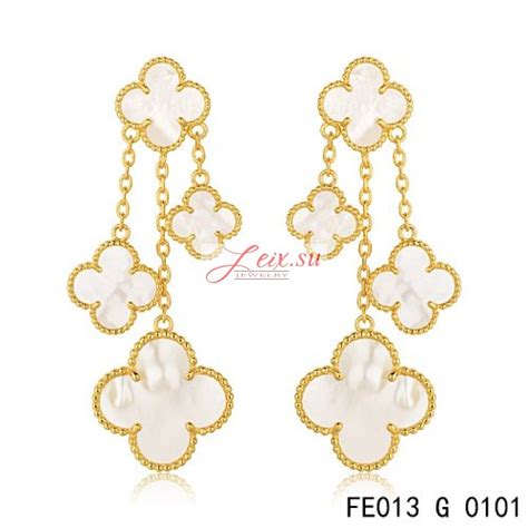 van cleef and arpels replica earrings|van cleef vintage earrings.